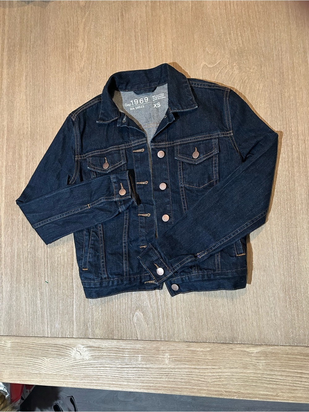 Gap 1969 Classic Denim Jacket Dark Wash - Size Extra Small (XS)
